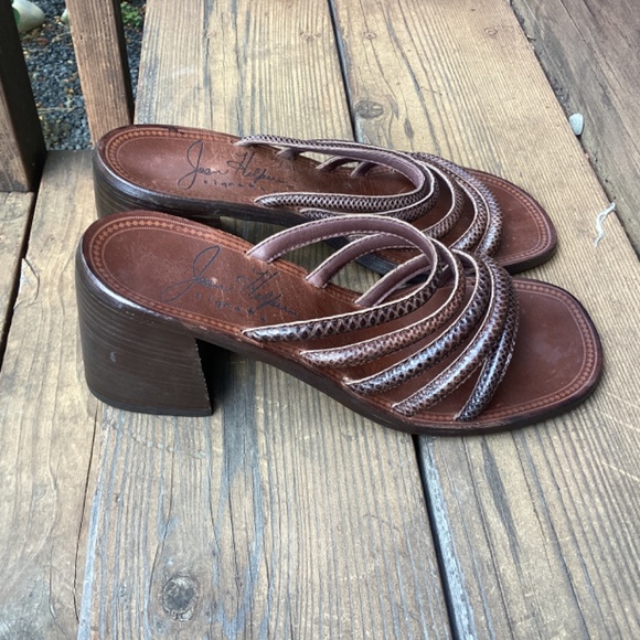 Joan Helpern signature leather sandals women’s size 7B - Picture 4 of 8